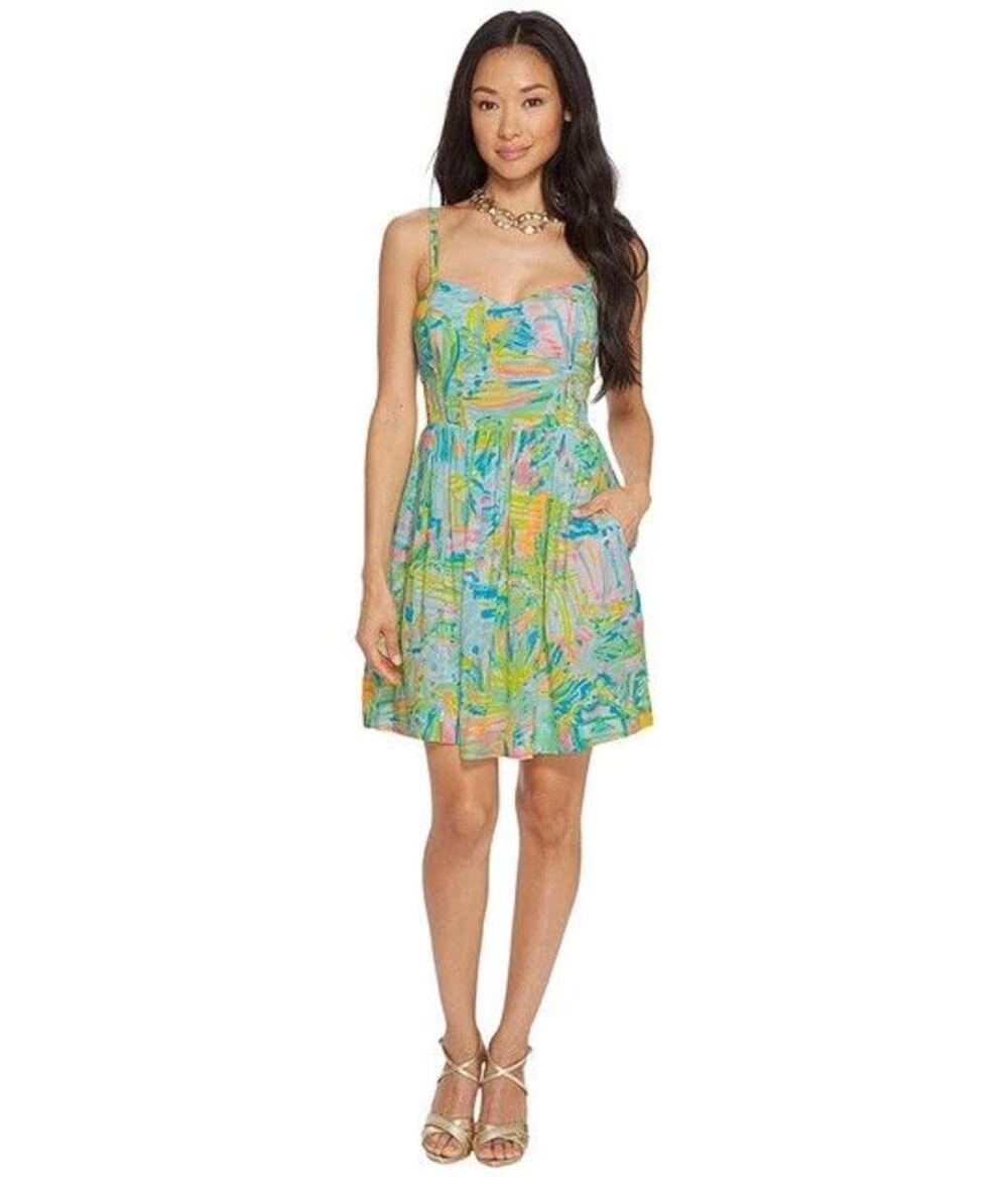 Lilly Pulitzer Christine Multi Color Sundress Dress Size 6